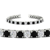Load image into Gallery viewer, 10-ct.-diamond-tennis-bracelet-with-black-diamond-in-white-gold-FDBRC8635ROGBLACKANGLE2-10.00_20CT-NL-WG