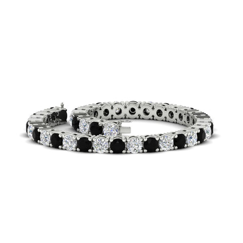 10-ct.-diamond-tennis-bracelet-with-black-diamond-in-white-gold-FDBRC8635ROGBLACKANGLE4-10.00_20CT-NL-WG