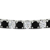 Load image into Gallery viewer, 10-ct.-diamond-tennis-bracelet-with-black-diamond-in-white-gold-FDBRC8635ROGBLACKANGLE5-10.00_20CT-NL-WG