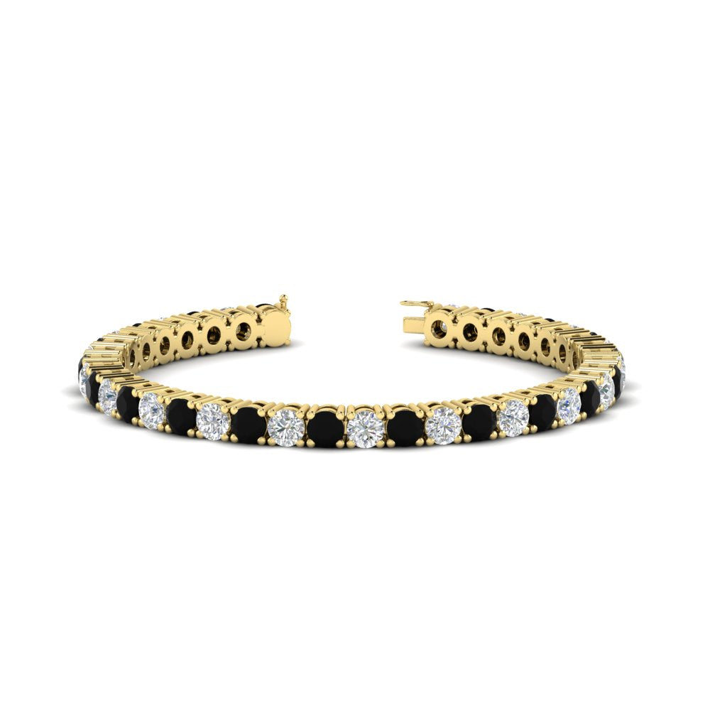 10-ct.-diamond-tennis-bracelet-with-black-diamond-in-yellow-gold-FDBRC8635ROGBLACK-10.00_20CT-NL-YG