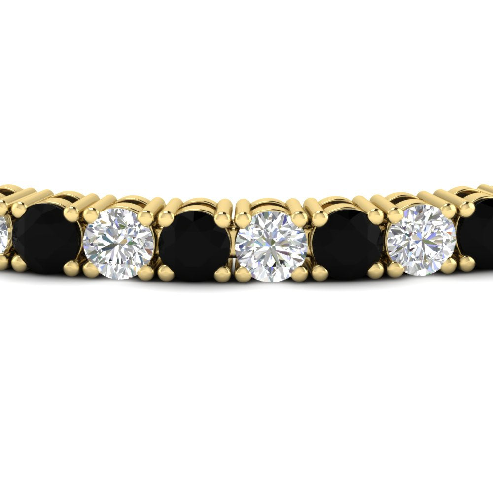 10-ct.-diamond-tennis-bracelet-with-black-diamond-in-yellow-gold-FDBRC8635ROGBLACKANGLE5-10.00_20CT-NL-YG