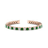 Load image into Gallery viewer, 10-ct.-diamond-tennis-bracelet-with-emerald-in-rose-gold-FDBRC8635ROGEMGR-10.00_20CT-NL-RG