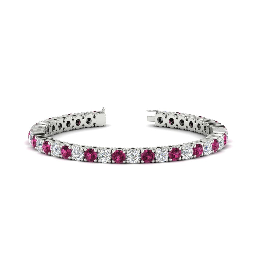 10-ct.-diamond-tennis-bracelet-with-pink-sapphire-in-white-gold-FDBRC8635ROGSADRPI-10.00_20CT-NL-WG