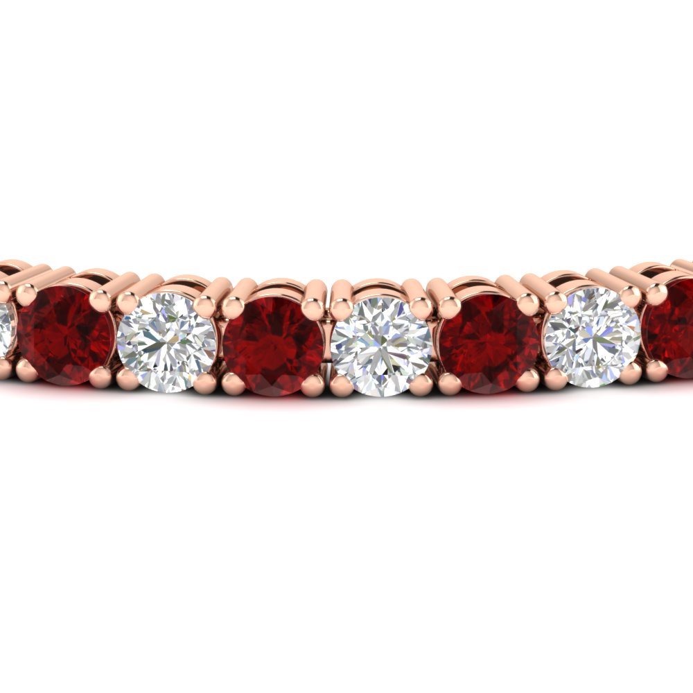 10-ct.-diamond-tennis-bracelet-with-ruby-in-rose-gold-FDBRC8635ROGRUDRANGLE5-10.00_20CT-NL-RG