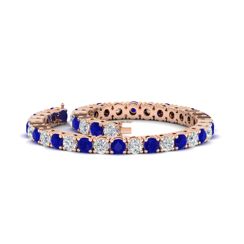10-ct.-diamond-tennis-bracelet-with-sapphire-in-rose-gold-FDBRC8635ROGSABLANGLE4-10.00_20CT-NL-RG
