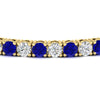 Load image into Gallery viewer, 10-ct.-diamond-tennis-bracelet-with-sapphire-in-yellow-gold-FDBRC8635ROGSABLANGLE5-10.00_20CT-NL-YG