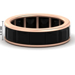 Load image into Gallery viewer, 10-ctw-channel-set-princess-cut-black-diamond-eternity-ring-in-rose-gold-FDEWB160PRGBLACK-10.00CT-NL-RG-HW.jpg?v=1766128429