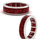 Load image into Gallery viewer, 10-ctw-channel-set-princess-cut-ruby-eternity-ring-in-white-gold-FDEWB160PRGRUDRANGLE3-10.00CT-NL-WG.jpg?v=1766128429
