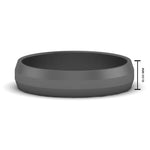 Load image into Gallery viewer, 4 mm Wedding Band Beveled Edge Matte
