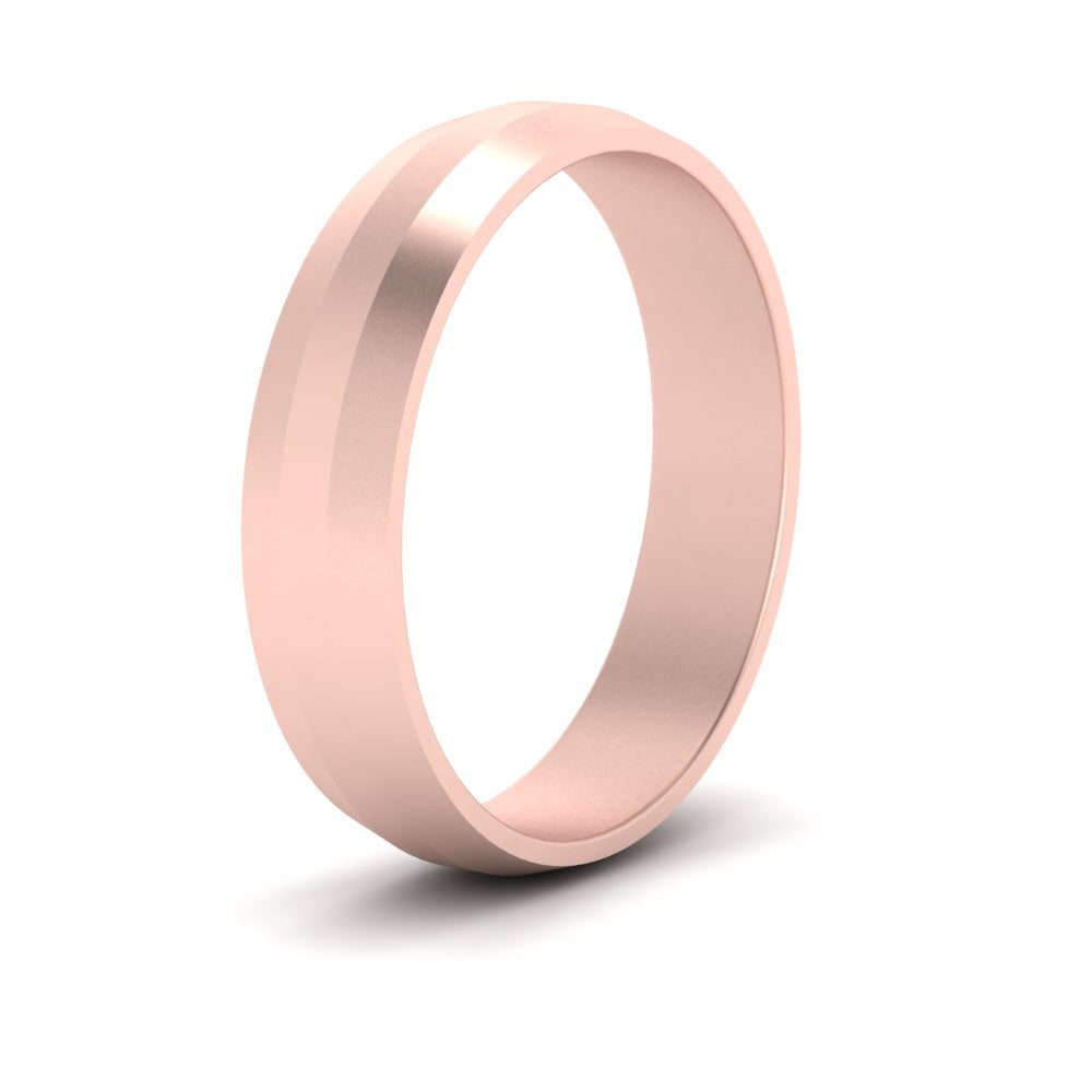 10-mm-beveled-edge-matte-wedding-band-in-rose-gold-fdm10527b-10.0mm-nl-rg