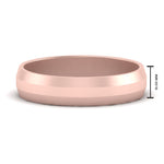 Load image into Gallery viewer, 4 mm Wedding Band Beveled Edge Matte
