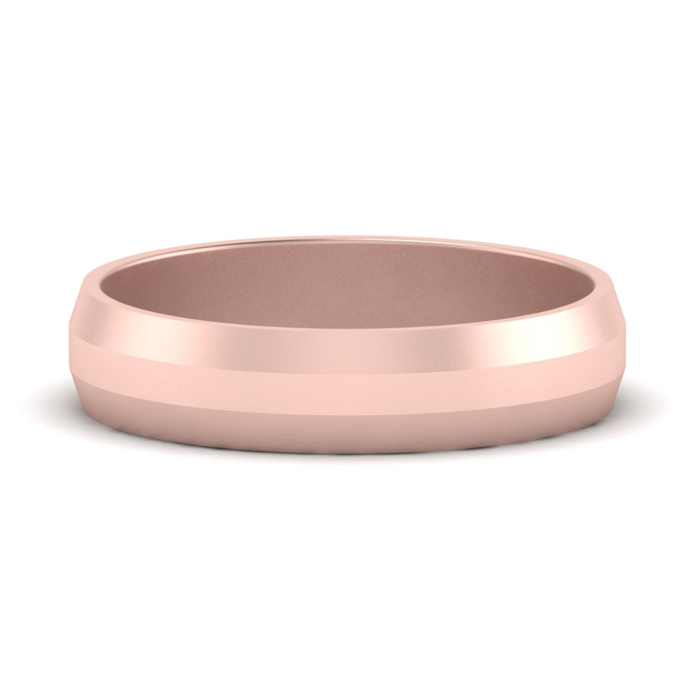 10-mm-beveled-edge-matte-wedding-band-in-rose-gold-fdm10527b-10.0mm-nl-rg
