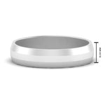 Load image into Gallery viewer, 4 mm Wedding Band Beveled Edge Matte
