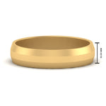 Load image into Gallery viewer, 4 mm Wedding Band Beveled Edge Matte
