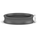 Load image into Gallery viewer, 4 mm Comfort Fit Concave Mens Band
