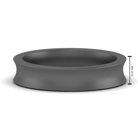 Comfort Fit Concave Mens Band