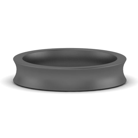 Comfort Fit Concave Mens Band