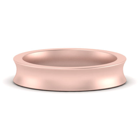 Comfort Fit Concave Mens Band