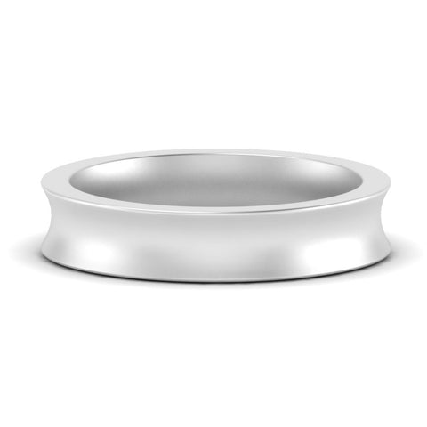 Comfort Fit Concave Mens Band