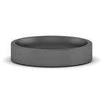Load image into Gallery viewer, Comfort Fit Flat 4 mm Mens Wedding Band
