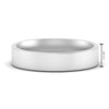 Load image into Gallery viewer, Comfort Fit Flat 4 mm Mens Wedding Band