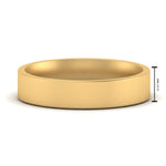 Load image into Gallery viewer, Comfort Fit Flat 4 mm Mens Wedding Band
