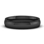 Load image into Gallery viewer, 4 mm Comfort Fit Wedding Band Milgrain Edge

