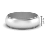 Load image into Gallery viewer, 10-mm-comfort fit-mens-wedding-band-in-FDM276354B-10MM-NL-WG
