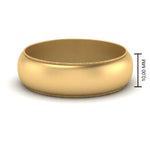 Load image into Gallery viewer, 10-mm-comfort fit-mens-wedding-band-in-FDM276354B-10MM-NL-YG
