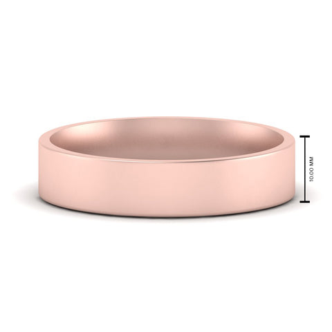 Light Weight Flat Mens Wedding Band
