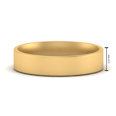 Light Weight Flat Mens Wedding Band
