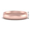 Load image into Gallery viewer, 4 mm Milgrain Comfort Fit Mens Wedding Band