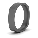 Load image into Gallery viewer, 4 mm Square Comfort Fit Mens Wedding Band

