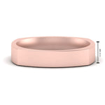 Load image into Gallery viewer, 4 mm Square Comfort Fit Mens Wedding Band
