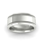 Load image into Gallery viewer, 5 mm Mens Band Double Milgrain
