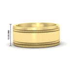 Load image into Gallery viewer, 5 mm Mens Band Double Milgrain
