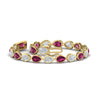Load image into Gallery viewer, 11-carat-classic-teardrop-link-east-west-pink-sapphire-bracelet-in-yellow-gold-FDBRCPE10581GSADRPIANGLE4-11.00CT-NL-YG.jpg?v=1776855008
