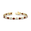 Load image into Gallery viewer, 11-carat-classic-teardrop-link-east-west-ruby-bracelet-in-yellow-gold-FDBRCPE10581GRUDR-11.00CT-NL-YG.jpg?v=1776855055