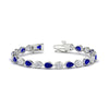 Load image into Gallery viewer, 11-carat-classic-teardrop-link-east-west-sapphire-bracelet-in-white-gold-FDBRCPE10581GSABL-11.00CT-NL-WG.jpg?v=1776854934