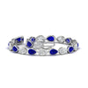 Load image into Gallery viewer, 11-carat-classic-teardrop-link-east-west-sapphire-bracelet-in-white-gold-FDBRCPE10581GSABLANGLE4-11.00CT-NL-WG.jpg?v=1776854934