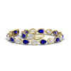 Load image into Gallery viewer, 11-carat-classic-teardrop-link-east-west-sapphire-bracelet-in-yellow-gold-FDBRCPE10581GSABLANGLE4-11.00CT-NL-YG.jpg?v=1776854934