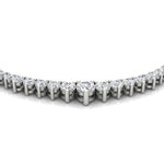 Load image into Gallery viewer, 11-ct-graduated-diamond-tennis-chain-necklace-in-FDNK11299RO-ANGLE1-11.00CT-NL-WG