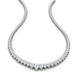 Load image into Gallery viewer, 11-ct-graduated-diamond-tennis-chain-necklace-in-FDNK11299RO-ANGLE1-11.00CT-NL-WG