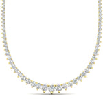 Load image into Gallery viewer, 11-ct-graduated-diamond-tennis-chain-necklace-in-FDNK11299RO-ANGLE1-11.00CT-NL-YG