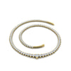 Load image into Gallery viewer, 11-ct-graduated-diamond-tennis-chain-necklace-in-FDNK11299RO-ANGLE1-11.00CT-NL-YG