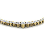 Load image into Gallery viewer, 11-ct-graduated-diamond-tennis-chain-necklace-in-FDNK11299RO-ANGLE1-11.00CT-NL-YG