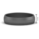 Load image into Gallery viewer, 4 mm Wedding Band Beveled Edge Matte
