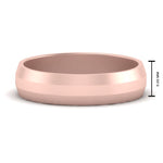 Load image into Gallery viewer, 4 mm Wedding Band Beveled Edge Matte
