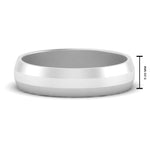 Load image into Gallery viewer, 4 mm Wedding Band Beveled Edge Matte
