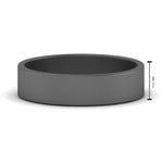 Load image into Gallery viewer, 5 mm Flat Gold Wedding Band
